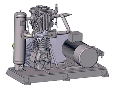 Компрессорный агрегат ФАС 91Производительностьдо 12 м³/часМощность 3,6 кВт