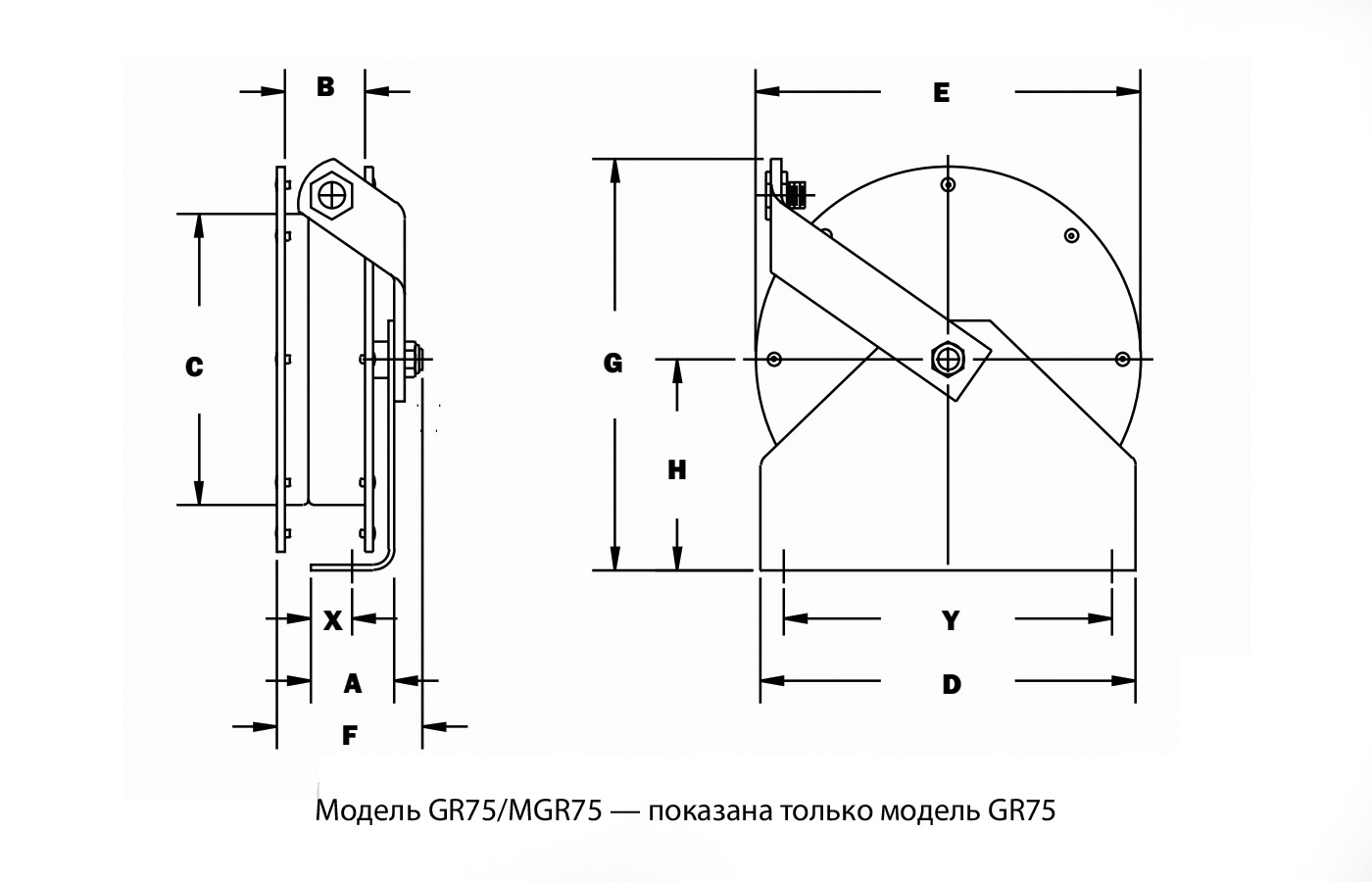 Барабаны Hannay Reels серии GR/HGR для намотки кабеля заземления