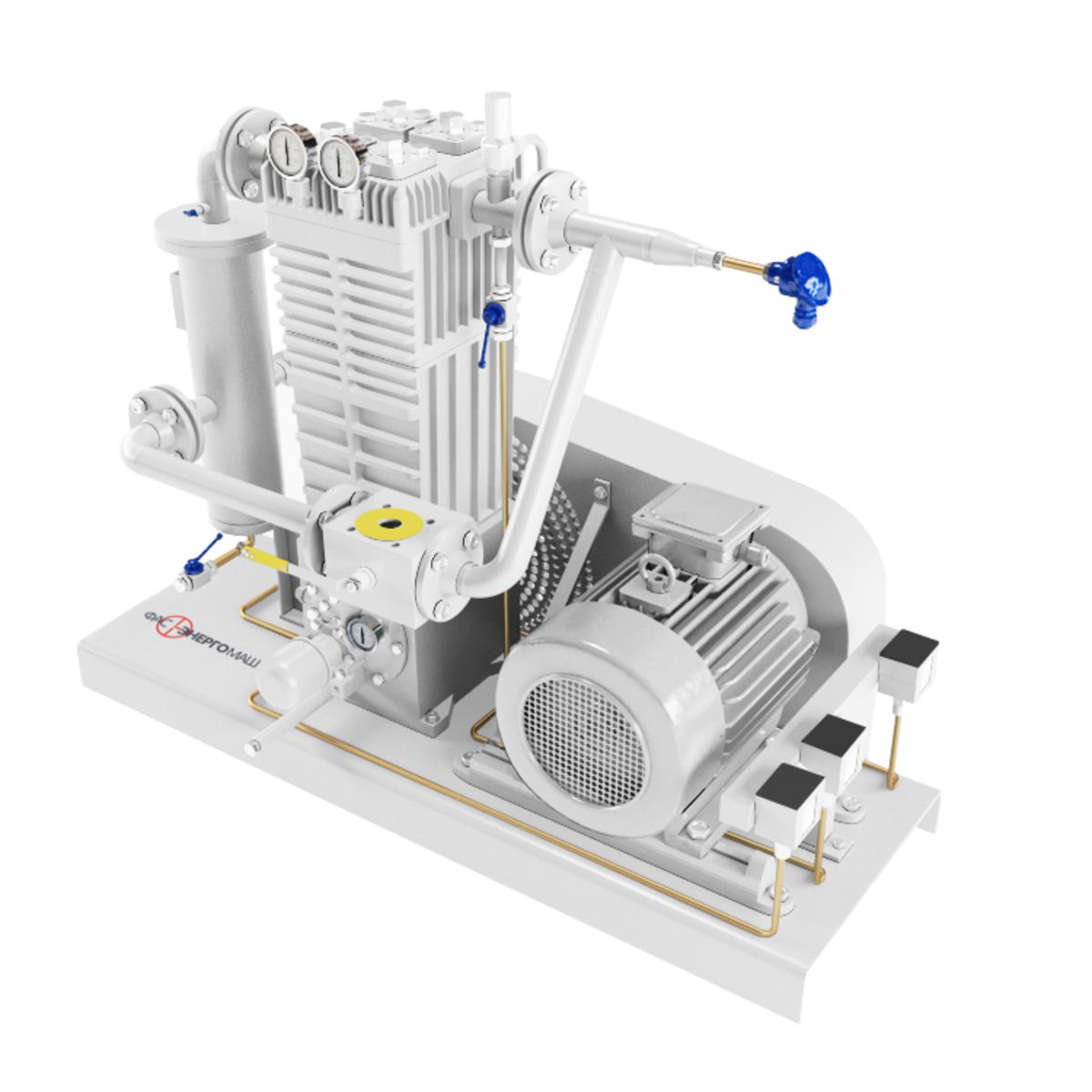 Поршневой компрессорный агрегат ФАС 491 для метана и попутного газа (60 м³/час)