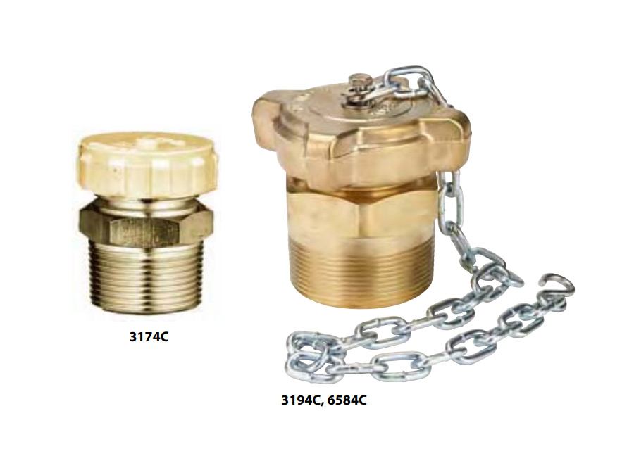 Наполнительные клапаны RegO серии 3174С и 3194С для стационарных емкостей с дополнительными обратными клапанами